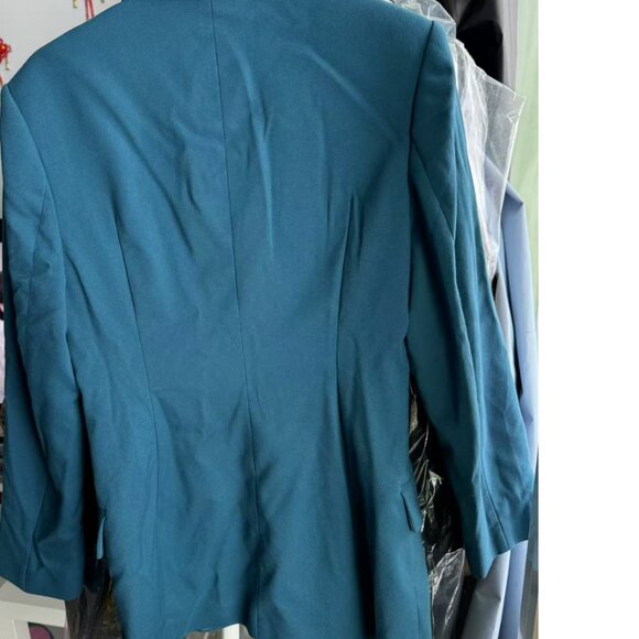 Oak + Fort Blue Blazer/ Suit Jacket - Picture 2 of 4